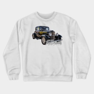 1932 Ford Deluxe Model 3 Window Deuce Coupe Crewneck Sweatshirt